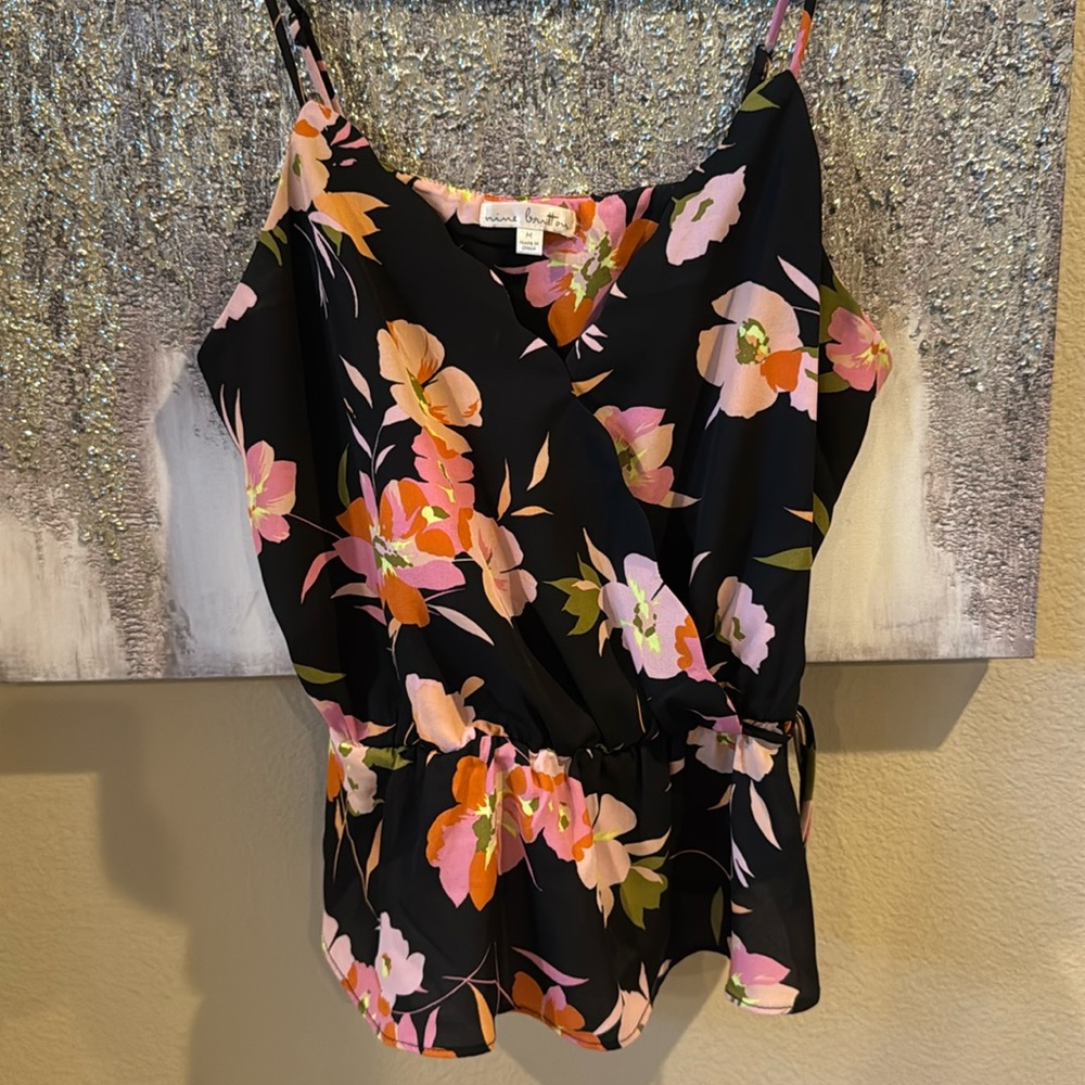 Floral tank top